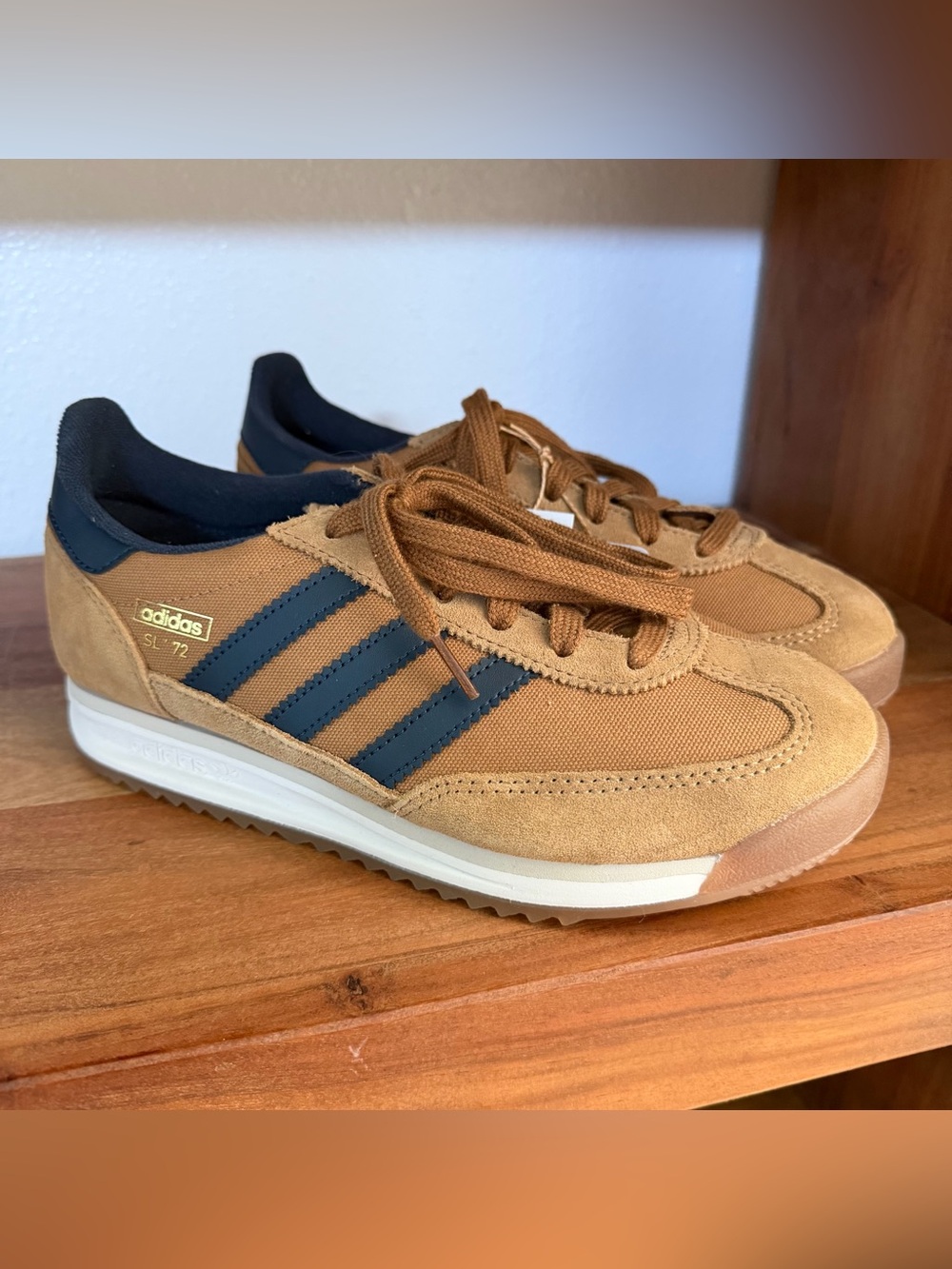 ADIDAS SL 72 - Brown Desert / Aurora Ink